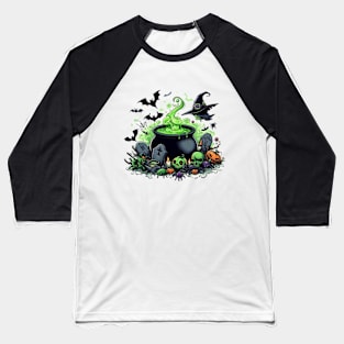 Spooky Halloween Baseball T-Shirt